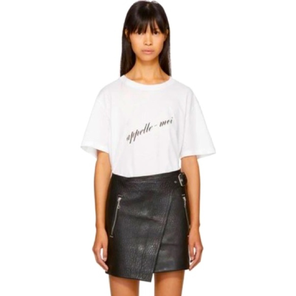 Saint Laurent White Appelle-Moi T-Shirt